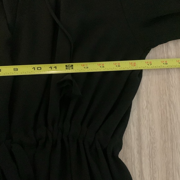 MISA Los Angeles Long Sleeve Midi Dress Black Size Medium - Picture 6 of 8